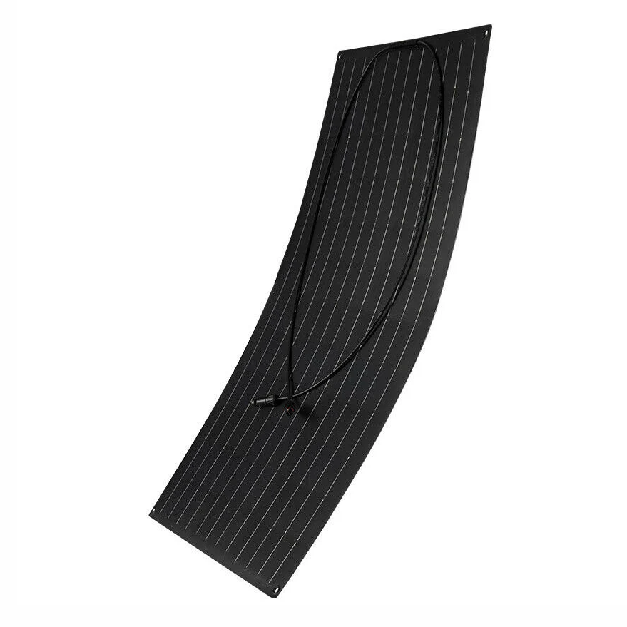 160W Flexible Solar Panel - Narrow Black (1110x580mm) - Image 5