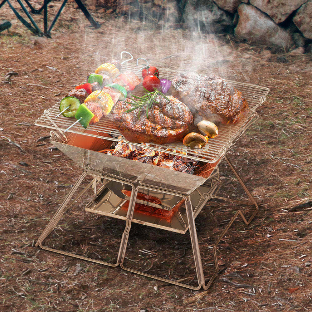 Stainless Steel BBQ Firepit - Image 4