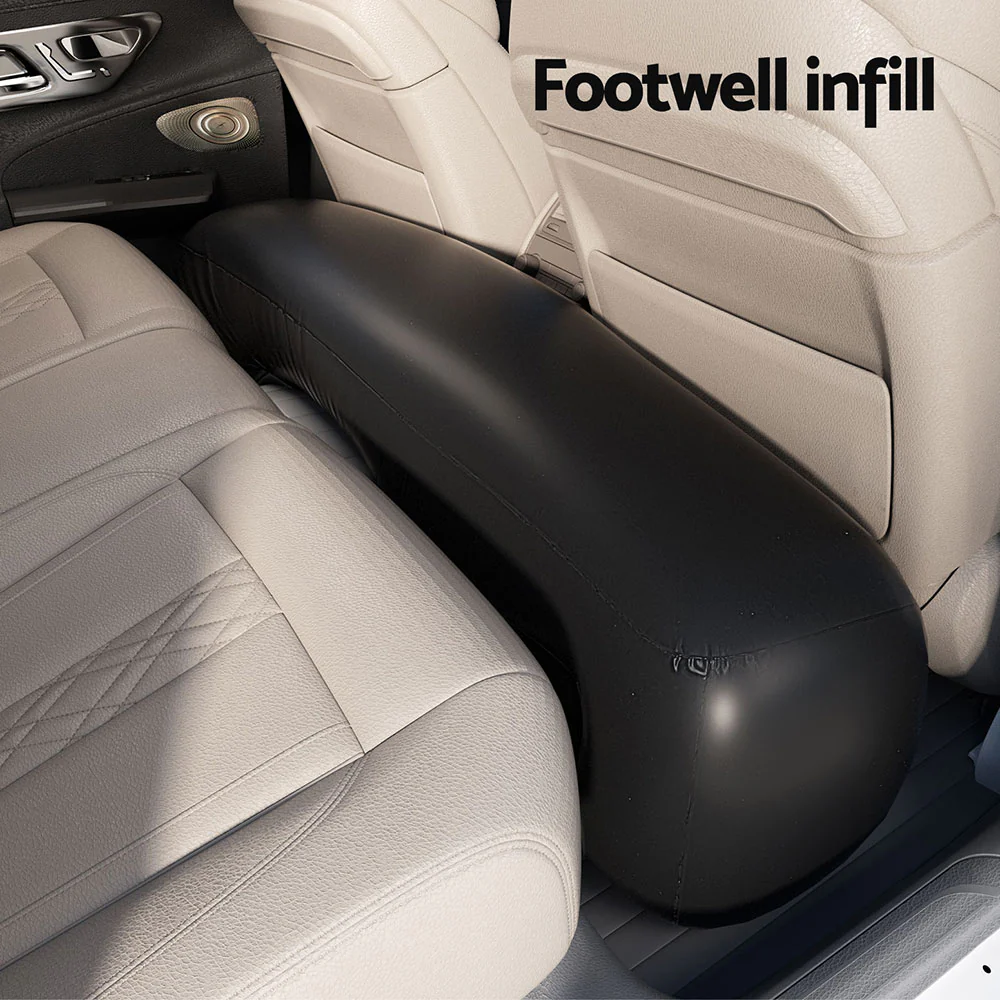Car Mattress 134x78 Inflatable SUV Back Seat Camping Bed Black - Image 5